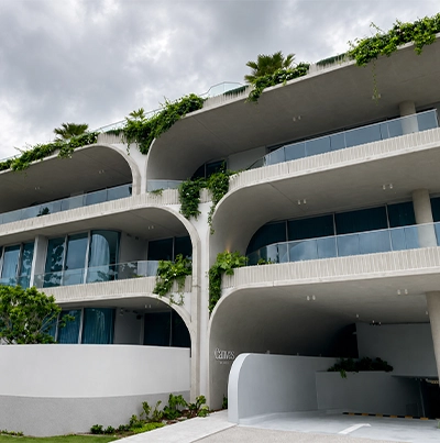 CANVAS: unified look across diverse concrete surfaces, achieving a natural and seamless concrete finish with our durable mineral silicate (ECOTONE Minsil) penetrative concrete stain.