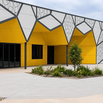 Same panels installed onsite at Nearnung school