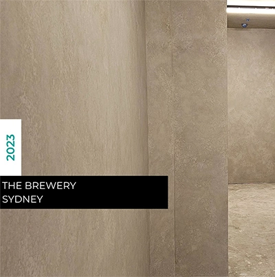Coated with ECOTONE Long Life Colour Coatings to achieve a concrete finish on fibre cement